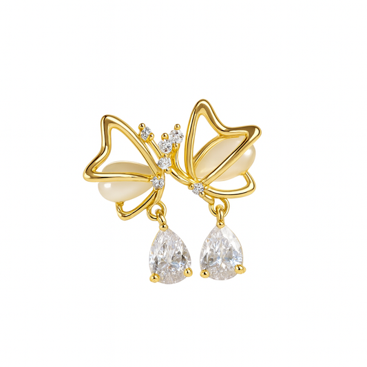 Butterfly Pearl Ohrring