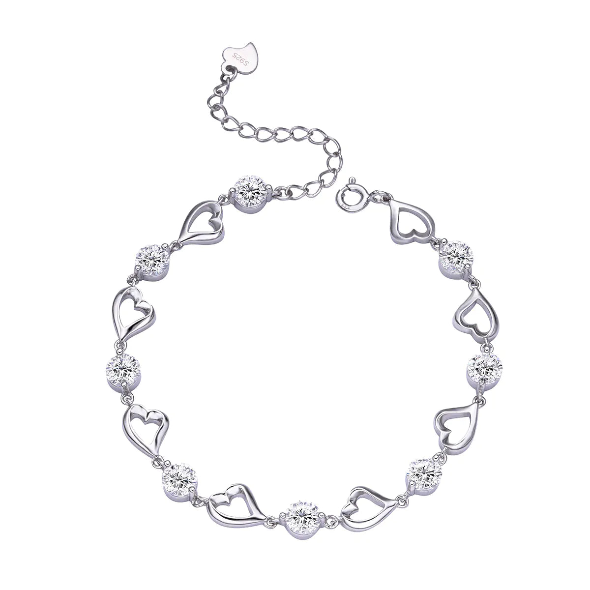 Arlore Diamond Heart Armband