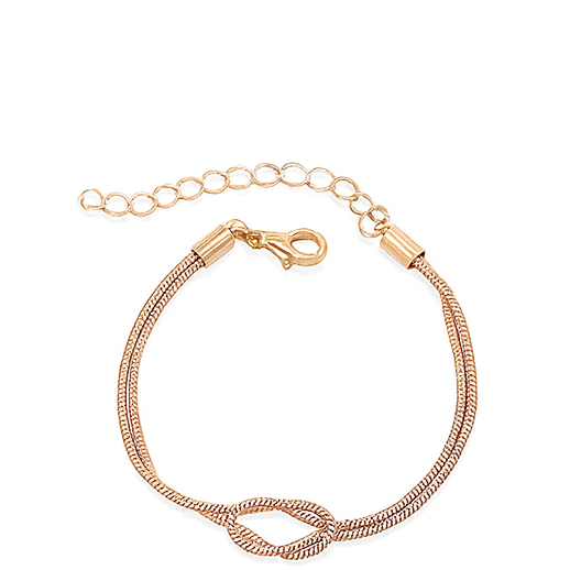 Twist Armband Eleganter Herz-Knoten