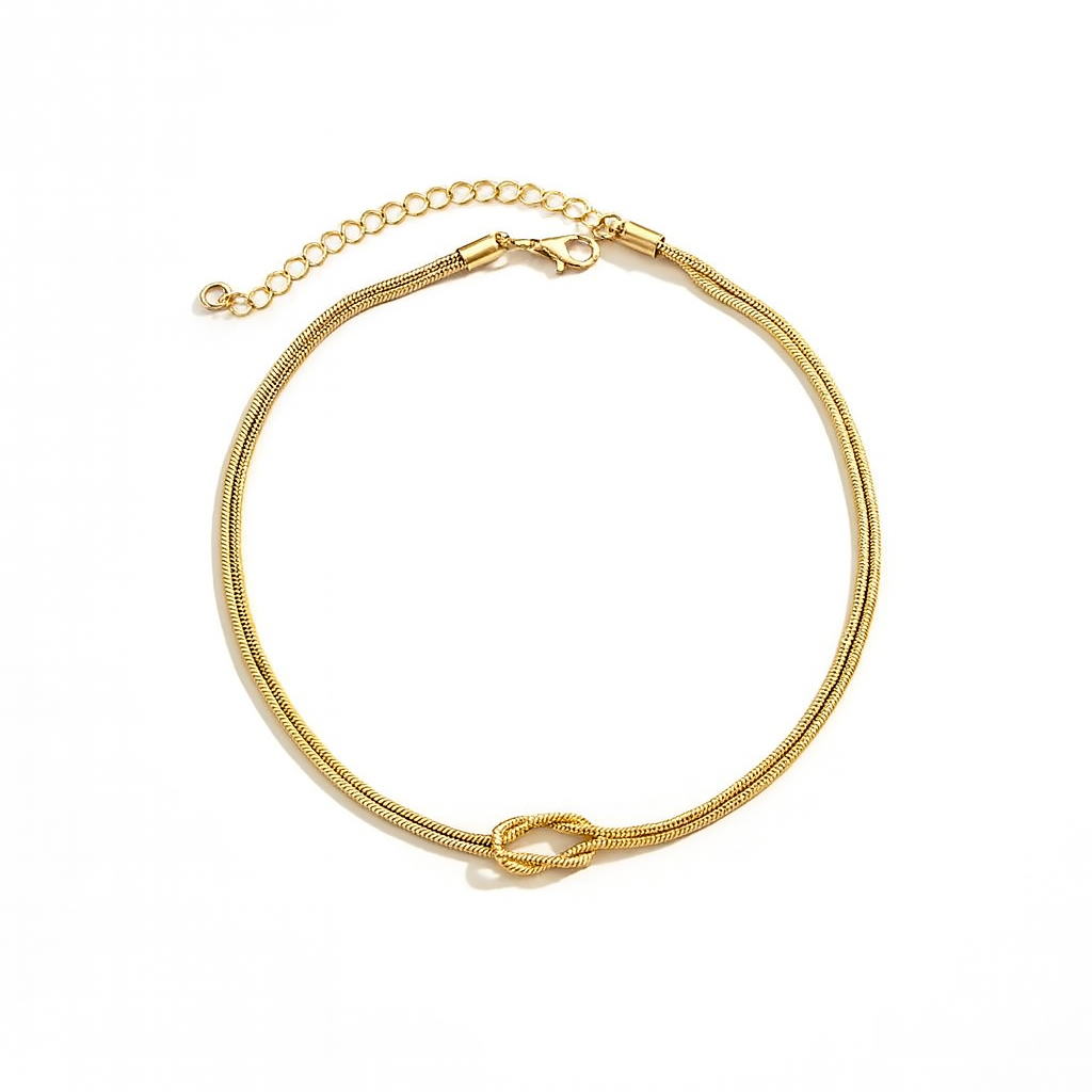 Twist Armband Eleganter Herz-Knoten