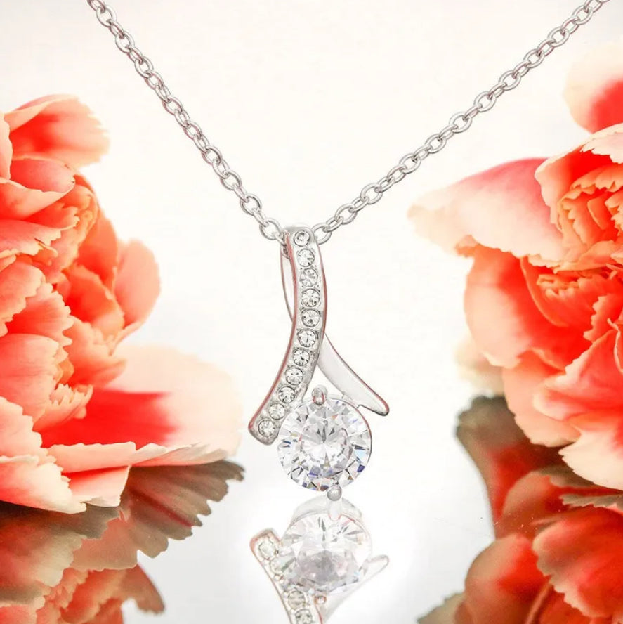 Elegante Zirkon Halskette