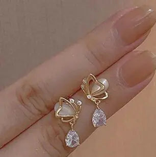 Butterfly Pearl Ohrring